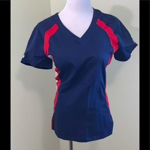 United States v-neck scrub room